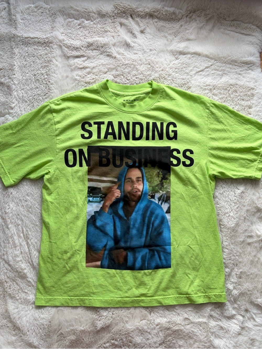 SKYLRK Justin Bieber Coachella "STANDING ON BUSINESS" Tee